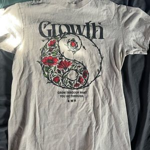 flower ying yang tshirt